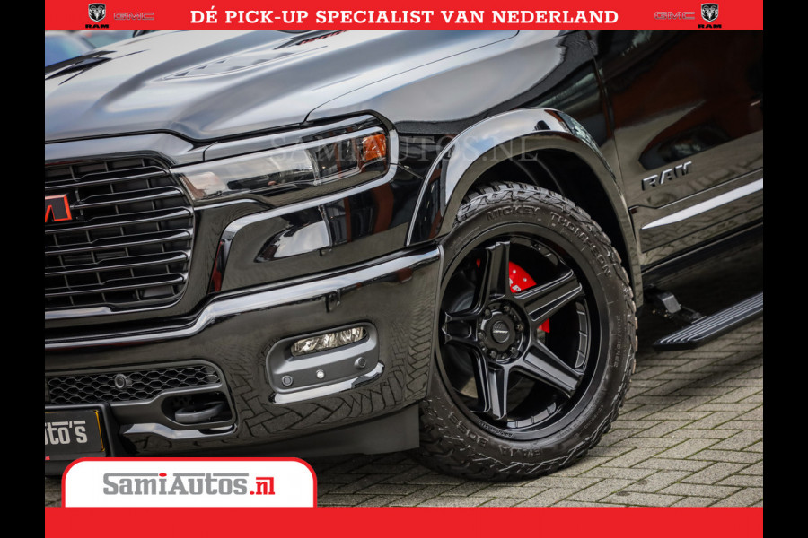 Dodge Ram 1500 Night Premium | Full Option | De Meest Luxe Pick-Up in zijn Klasse | Comfortabele Dubbele Cabine met Royale 5 Zitplaatsen | BPM vrij | Nu Leverbaar uit Voorraad | Voorraad Nr 2200 - 0886