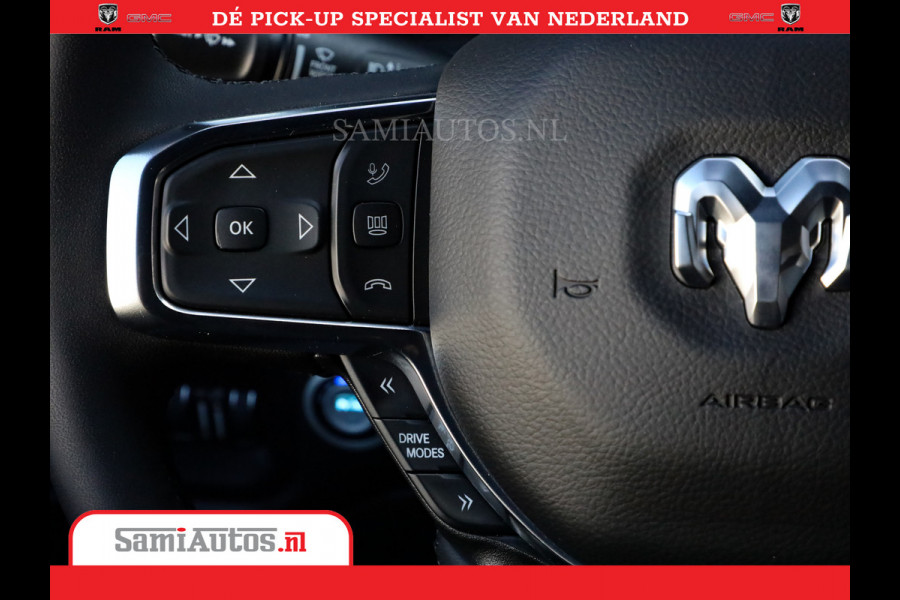 Dodge Ram 1500 Night Premium | Full Option | De Meest Luxe Pick-Up in zijn Klasse | Comfortabele Dubbele Cabine met Royale 5 Zitplaatsen | BPM vrij | Nu Leverbaar uit Voorraad | Voorraad Nr 2200 - 0886