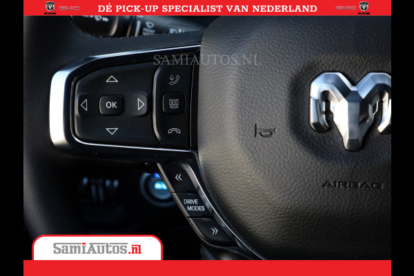 Dodge Ram 1500 Night Premium | Full Option | De Meest Luxe Pick-Up in zijn Klasse | Comfortabele Dubbele Cabine met Royale 5 Zitplaatsen | BPM vrij | Nu Leverbaar uit Voorraad | Voorraad Nr 2200 - 0886