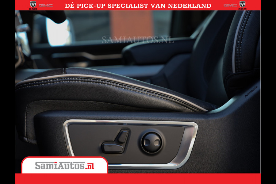 Dodge Ram 1500 Night Premium | Full Option | De Meest Luxe Pick-Up in zijn Klasse | Comfortabele Dubbele Cabine met Royale 5 Zitplaatsen | BPM vrij | Nu Leverbaar uit Voorraad | Voorraad Nr 2200 - 0886