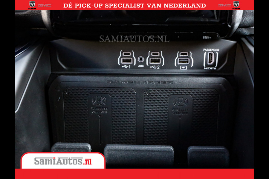 Dodge Ram 1500 Night Premium | Full Option | De Meest Luxe Pick-Up in zijn Klasse | Comfortabele Dubbele Cabine met Royale 5 Zitplaatsen | BPM vrij | Nu Leverbaar uit Voorraad | Voorraad Nr 2200 - 0886