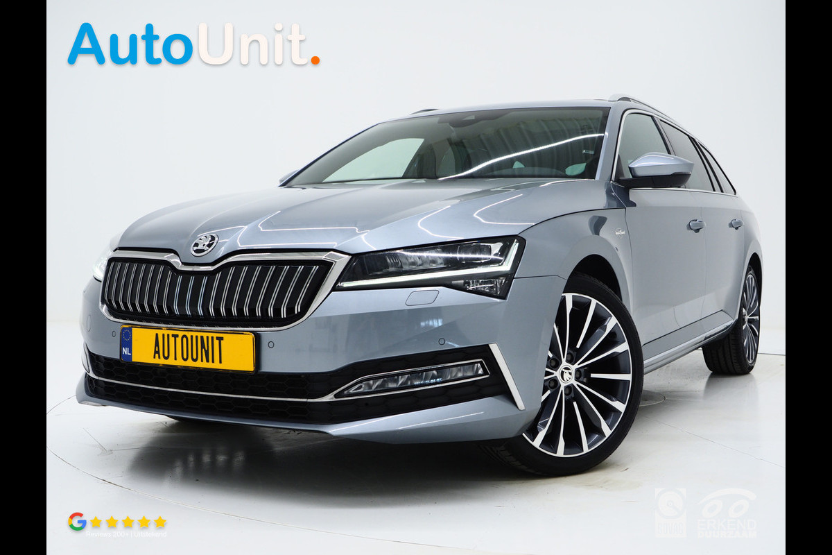 Škoda Superb Combi 1.4 TSI iV Laurin & Klement | Panoramadak | 360 | Premium Audio | Adaptive Cruise | Keyless | Virtual Škoda Superb Combi 1.4 TSI iV Laurin & Klement | Panoramadak | 360 | Premium Audio | Adaptive Cruise | Keyless | Virtual