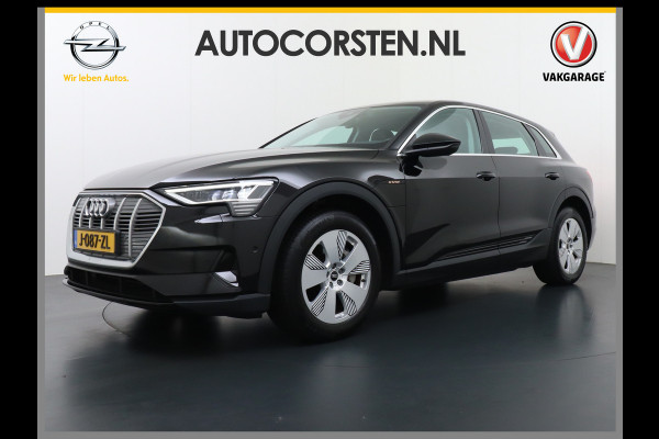 Audi e-tron ✅ 55 Quattro 95kWh 408PK AUT. Leder Luchtvering Audi-Sound-Sytem® Navi Park-assist PDC-a+v 19" LED Cruise Dab Virtual Cockpit Ke Elek.Achterklep Regen/Lichtsensor Bluetooth Wifi Grootste accu Fase 3 laden 1e Eigenaar Origineel Nederlandse Auto 1800KG trekvermogen