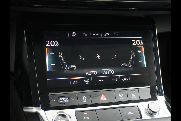Audi e-tron ✅ 55 Quattro 95kWh 408PK AUT. Leder Luchtvering Audi-Sound-Sytem® Navi Park-assist PDC-a+v 19" LED Cruise Dab Virtual Cockpit Ke Elek.Achterklep Regen/Lichtsensor Bluetooth Wifi Grootste accu Fase 3 laden 1e Eigenaar Origineel Nederlandse Auto 1800KG trekvermogen