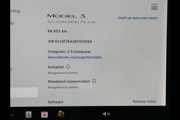 Tesla Model 3 Standard RWD Plus 60 kWh 90% SOH Autopilot