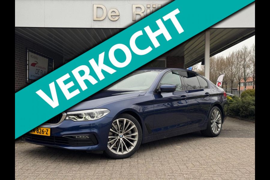 BMW 5 Serie 520i Corporate Lease High Executive | Leder, El. Stoel, Navi, Stoelverw., Climate, Cruise, DAB| NAP |