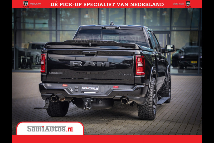 Dodge Ram 1500 Night Premium | Full Option | De Meest Luxe Pick-Up in zijn Klasse | Comfortabele Dubbele Cabine met Royale 5 Zitplaatsen | BPM vrij | Nu Leverbaar uit Voorraad | Voorraad Nr 2285 - 7648