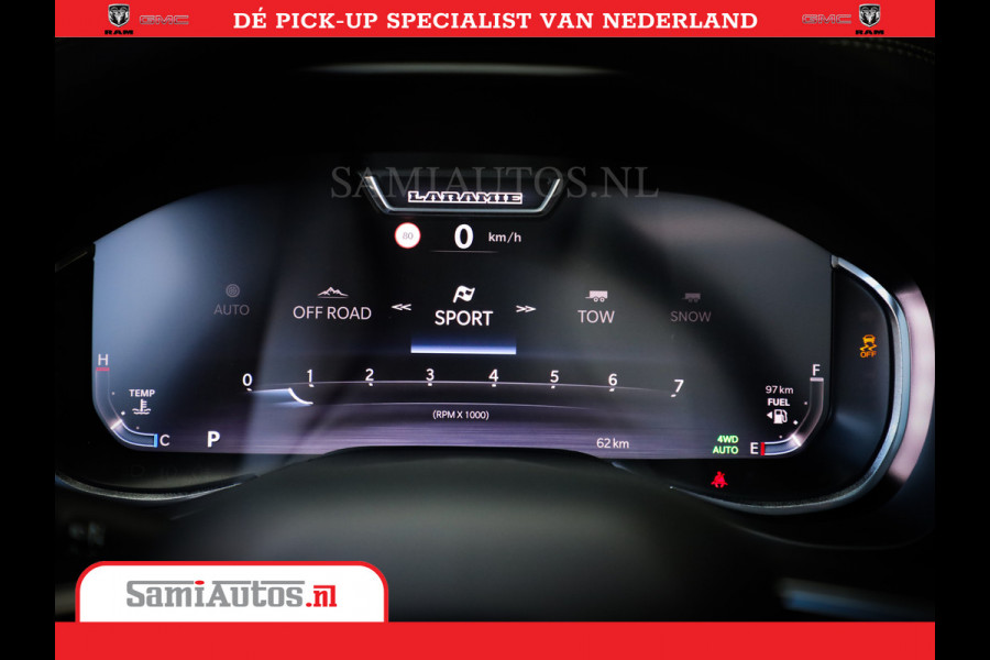 Dodge Ram 1500 Night Premium | Full Option | De Meest Luxe Pick-Up in zijn Klasse | Comfortabele Dubbele Cabine met Royale 5 Zitplaatsen | BPM vrij | Nu Leverbaar uit Voorraad | Voorraad Nr 2285 - 7648