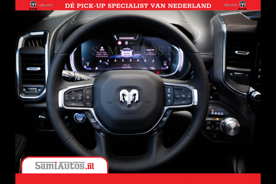 Dodge Ram 1500 Night Premium | Full Option | De Meest Luxe Pick-Up in zijn Klasse | Comfortabele Dubbele Cabine met Royale 5 Zitplaatsen | BPM vrij | Nu Leverbaar uit Voorraad | Voorraad Nr 2285 - 7648