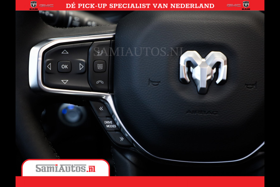 Dodge Ram 1500 Night Premium | Full Option | De Meest Luxe Pick-Up in zijn Klasse | Comfortabele Dubbele Cabine met Royale 5 Zitplaatsen | BPM vrij | Nu Leverbaar uit Voorraad | Voorraad Nr 2285 - 7648