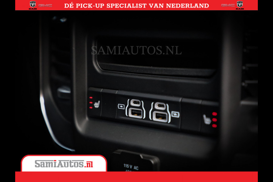 Dodge Ram 1500 Night Premium | Full Option | De Meest Luxe Pick-Up in zijn Klasse | Comfortabele Dubbele Cabine met Royale 5 Zitplaatsen | BPM vrij | Nu Leverbaar uit Voorraad | Voorraad Nr 2285 - 7648