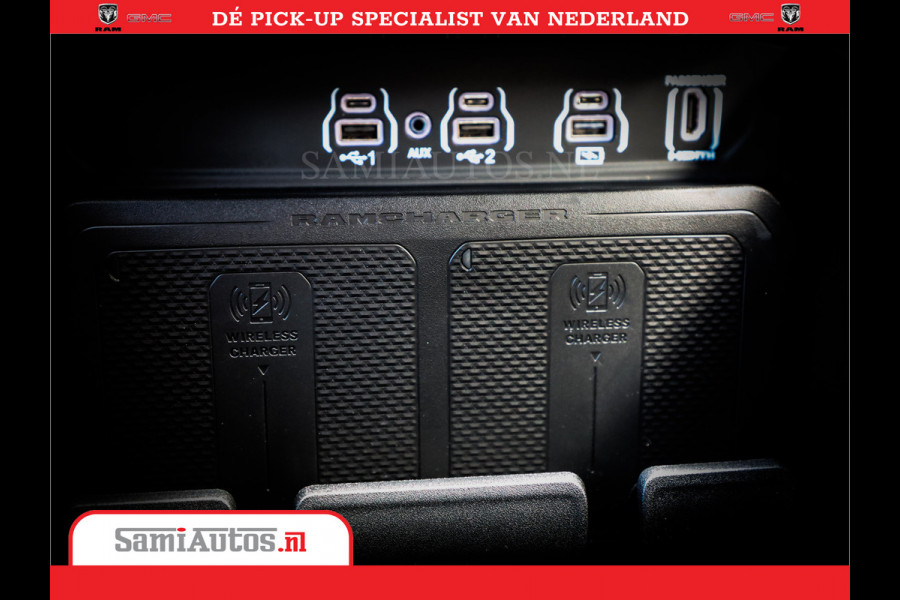 Dodge Ram 1500 Night Premium | Full Option | De Meest Luxe Pick-Up in zijn Klasse | Comfortabele Dubbele Cabine met Royale 5 Zitplaatsen | BPM vrij | Nu Leverbaar uit Voorraad | Voorraad Nr 2285 - 7648