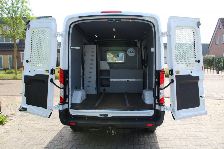 Ford Transit 350 2.0 TDCI 170PK Euro6 4x4 L2H2 Trend Plus AWD ✓ 4WD ✓ Dealer onderhouden ✓ 2x schuifdeur