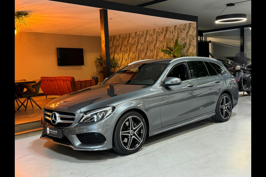 Mercedes-Benz C-Klasse Estate 160 Business Solution AMG Garantie Leder Camera Elek Achterklep PDC Cruise Clima Navi Rijklaar