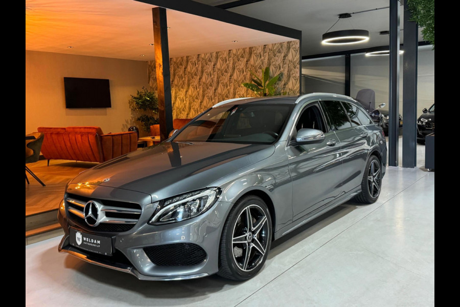 Mercedes-Benz C-Klasse Estate 160 Business Solution AMG Garantie Leder Camera Elek Achterklep PDC Cruise Clima Navi Rijklaar