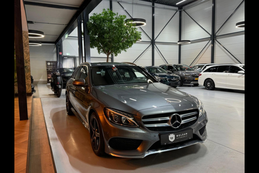 Mercedes-Benz C-Klasse Estate 160 Business Solution AMG Garantie Leder Camera Elek Achterklep PDC Cruise Clima Navi Rijklaar
