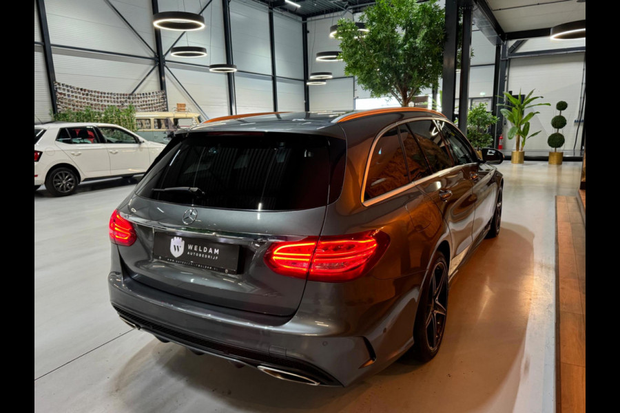 Mercedes-Benz C-Klasse Estate 160 Business Solution AMG Garantie Leder Camera Elek Achterklep PDC Cruise Clima Navi Rijklaar