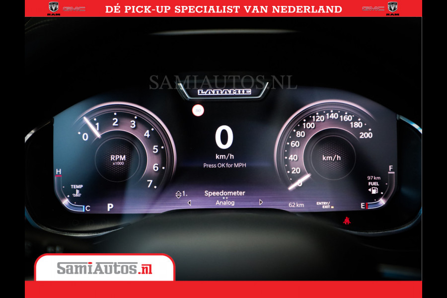 Dodge Ram 1500 Night Premium | Full Option | De Meest Luxe Pick-Up in zijn Klasse | Comfortabele Dubbele Cabine met Royale 5 Zitplaatsen | BPM vrij | Nu Leverbaar uit Voorraad | Voorraad Nr 2282 - 3332