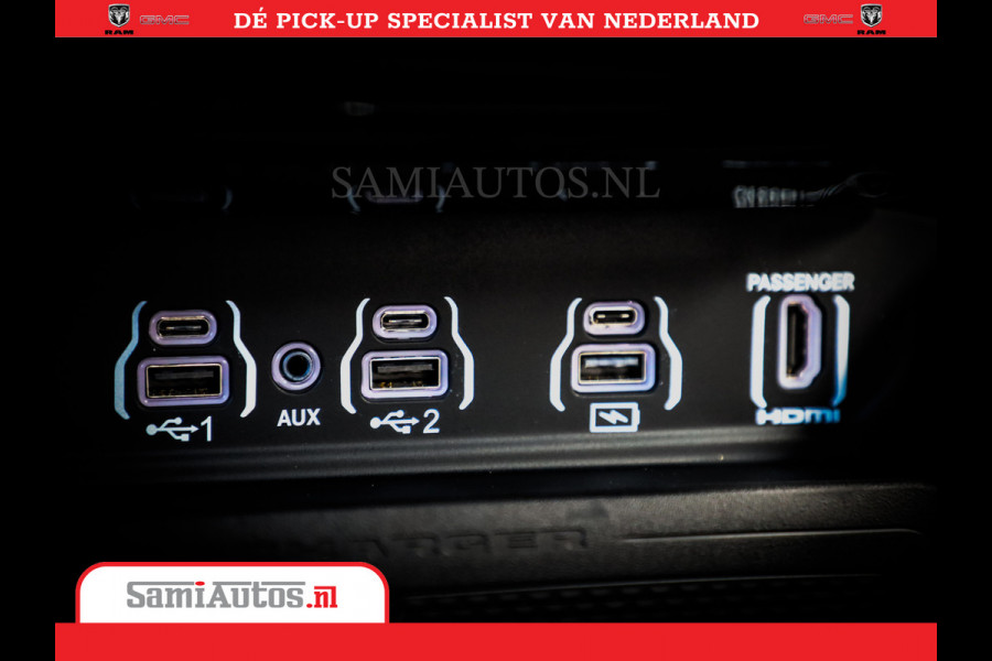 Dodge Ram 1500 Night Premium | Full Option | De Meest Luxe Pick-Up in zijn Klasse | Comfortabele Dubbele Cabine met Royale 5 Zitplaatsen | BPM vrij | Nu Leverbaar uit Voorraad | Voorraad Nr 2282 - 3332