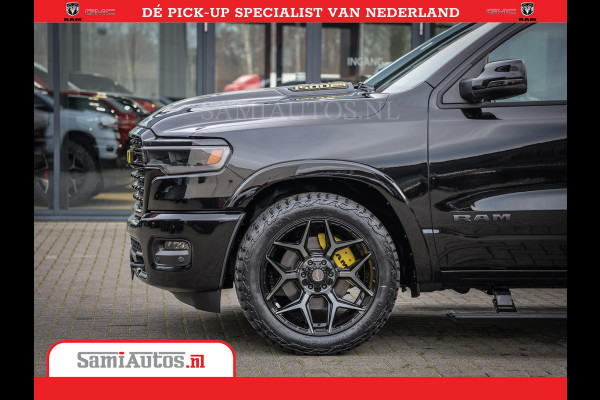 Dodge Ram 1500 Limited Night High Output 540HP 706Nm | Massage + Full Option | De Meest Luxe en Volle Pick-Up in zijn Klasse | Comfortabele Dubbele Cabine met Royale 5 Zitplaatsen | BPM vrij | Nu Leverbaar uit Voorraad | Voorraad Nr 2384 - 5408
