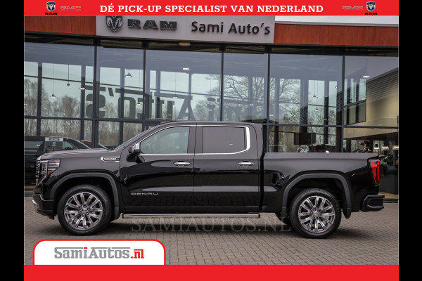 GMC Sierra DENALI | All-In Prijs | 6,2 V8 Full Option | De Meest Luxe Pick-Up in zijn Klasse | Comfortabele Dubbele Cabine met Royale 5 Zitplaatsen | BPM vrij | Nu Leverbaar uit Voorraad | Voorraad Nr 434420