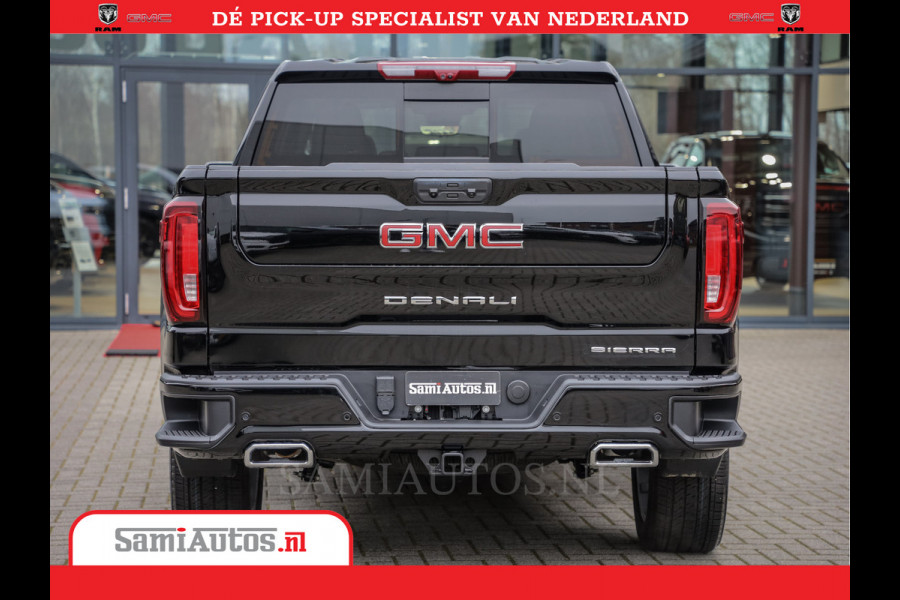 GMC Sierra DENALI | All-In Prijs | 6,2 V8 Full Option | De Meest Luxe Pick-Up in zijn Klasse | Comfortabele Dubbele Cabine met Royale 5 Zitplaatsen | BPM vrij | Nu Leverbaar uit Voorraad | Voorraad Nr 434420