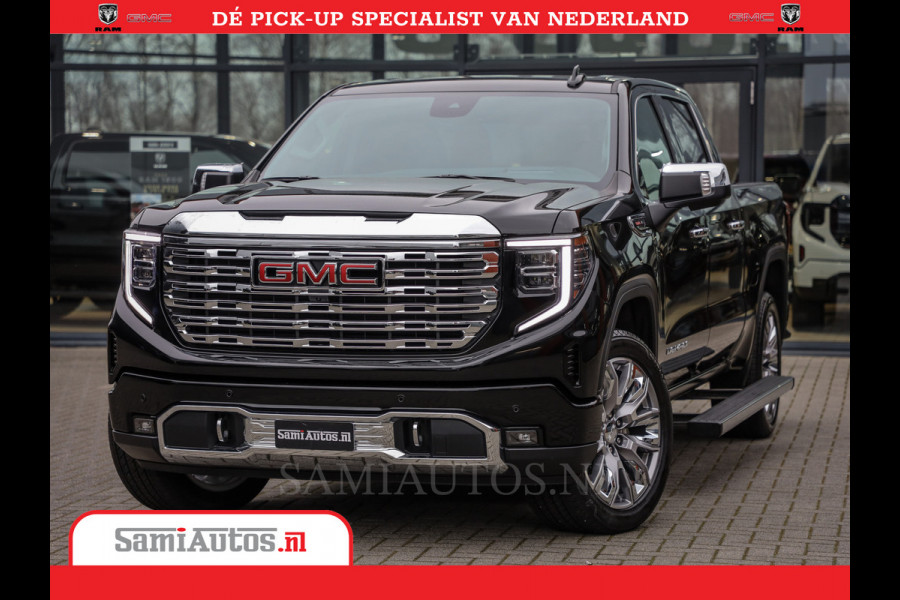 GMC Sierra DENALI | All-In Prijs | 6,2 V8 Full Option | De Meest Luxe Pick-Up in zijn Klasse | Comfortabele Dubbele Cabine met Royale 5 Zitplaatsen | BPM vrij | Nu Leverbaar uit Voorraad | Voorraad Nr 434420