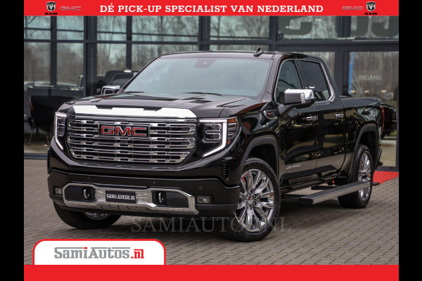 GMC Sierra DENALI | All-In Prijs | 6,2 V8 Full Option | De Meest Luxe Pick-Up in zijn Klasse | Comfortabele Dubbele Cabine met Royale 5 Zitplaatsen | BPM vrij | Nu Leverbaar uit Voorraad | Voorraad Nr 434420