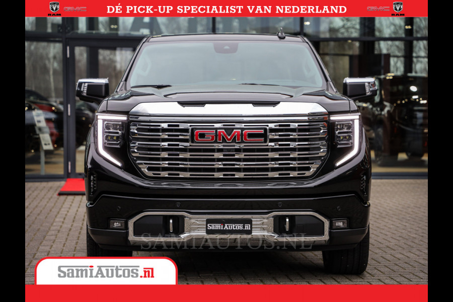 GMC Sierra DENALI | All-In Prijs | 6,2 V8 Full Option | De Meest Luxe Pick-Up in zijn Klasse | Comfortabele Dubbele Cabine met Royale 5 Zitplaatsen | BPM vrij | Nu Leverbaar uit Voorraad | Voorraad Nr 434420