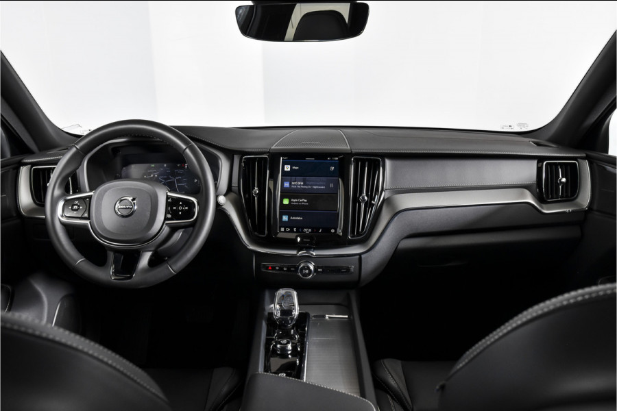 Volvo XC60 2.0 T6 Plug-in hybrid AWD Ultra Black Edition | S/K-Panodak | Elek. Trekhaak | Alarmklasse 3 | Dig. Cockpit | Adapt. Cruise | Memory Stoelen | Elek. Klep | Stoel-+stuurverw. | Camera | NAV+App. Connect | ECC | LM 21" | 0210