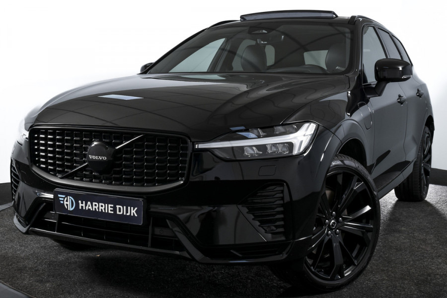 Volvo XC60 2.0 T6 Plug-in hybrid AWD Ultra Black Edition | S/K-Panodak | Elek. Trekhaak | Alarmklasse 3 | Dig. Cockpit | Adapt. Cruise | Memory Stoelen | Elek. Klep | Stoel-+stuurverw. | Camera | NAV+App. Connect | ECC | LM 21" | 0210