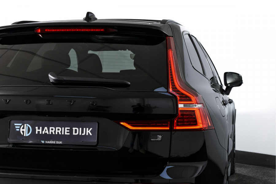 Volvo XC60 2.0 T6 Plug-in hybrid AWD Ultra Black Edition | S/K-Panodak | Elek. Trekhaak | Alarmklasse 3 | Dig. Cockpit | Adapt. Cruise | Memory Stoelen | Elek. Klep | Stoel-+stuurverw. | Camera | NAV+App. Connect | ECC | LM 21" | 0210