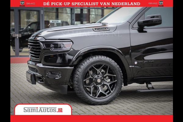 Dodge Ram 1500 LongHorn | 5.7 V8 Black Ops | Speciale Editie Bruin Leder | De Luxe van een Limited | Comfortabele Dubbele Cabine met Royale 5 Zitplaatsen | BPM vrij | Nu Leverbaar uit Voorraad | Voorraad Nr 2204 - 9644