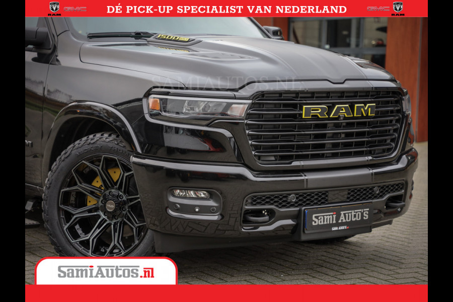 Dodge Ram 1500 Night Premium | Full Option | De Meest Luxe Pick-Up in zijn Klasse | Comfortabele Dubbele Cabine met Royale 5 Zitplaatsen | BPM vrij | Nu Leverbaar uit Voorraad | Voorraad Nr 2284 - 3855