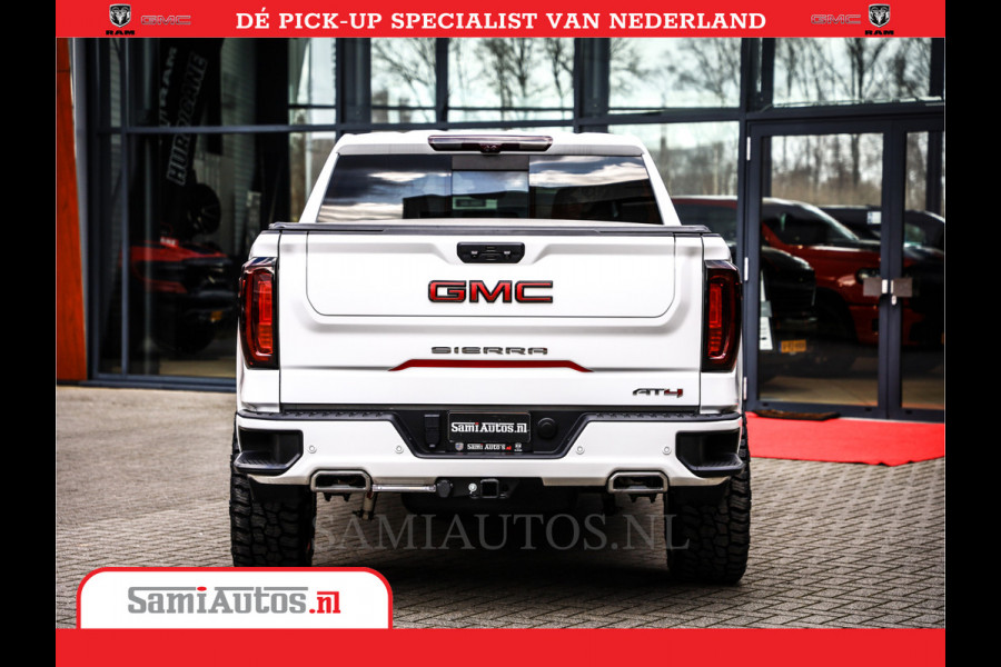 GMC Sierra AT4 | 6.2 V8 | Prijs Compleet met Garantie en Lpg en Rijklaarmaak kosten | Comfortabele Dubbele Cabine met 5 Zitplaatsen | BPM vrij | Nu Leverbaar uit Voorraad | Voorraad Nr 2241 -  8521 |