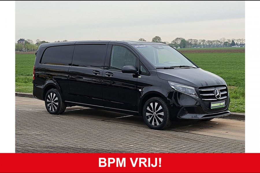Mercedes-Benz Vito 116 CDI L3 2x-Zijdeur LED SELECT Navi Airco Automaat Bumpers-Kleur Lm-Velgen 3-Zits/ Leer DEMO BPM-Vrij!