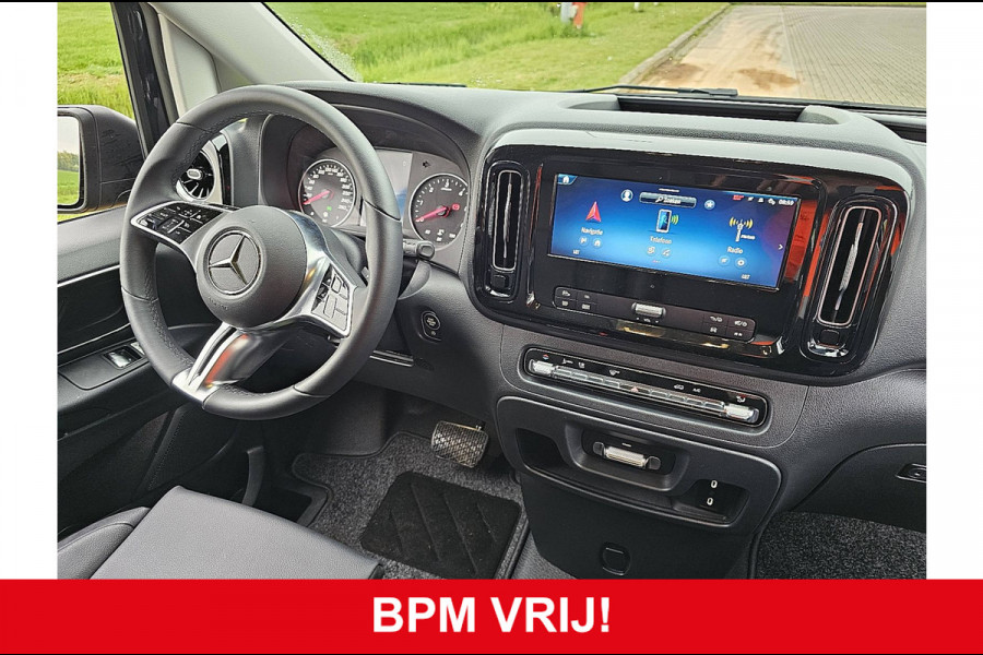 Mercedes-Benz Vito 116 CDI L3 2x-Zijdeur LED SELECT Navi Airco Automaat Bumpers-Kleur Lm-Velgen 3-Zits/ Leer DEMO BPM-Vrij!