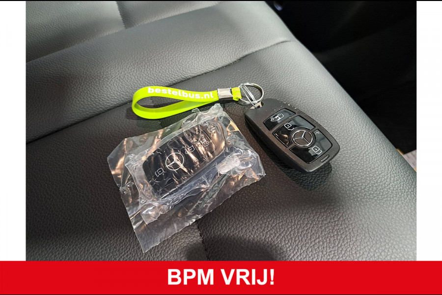 Mercedes-Benz Vito 116 CDI L3 2x-Zijdeur LED SELECT Navi Airco Automaat Bumpers-Kleur Lm-Velgen 3-Zits/ Leer DEMO BPM-Vrij!