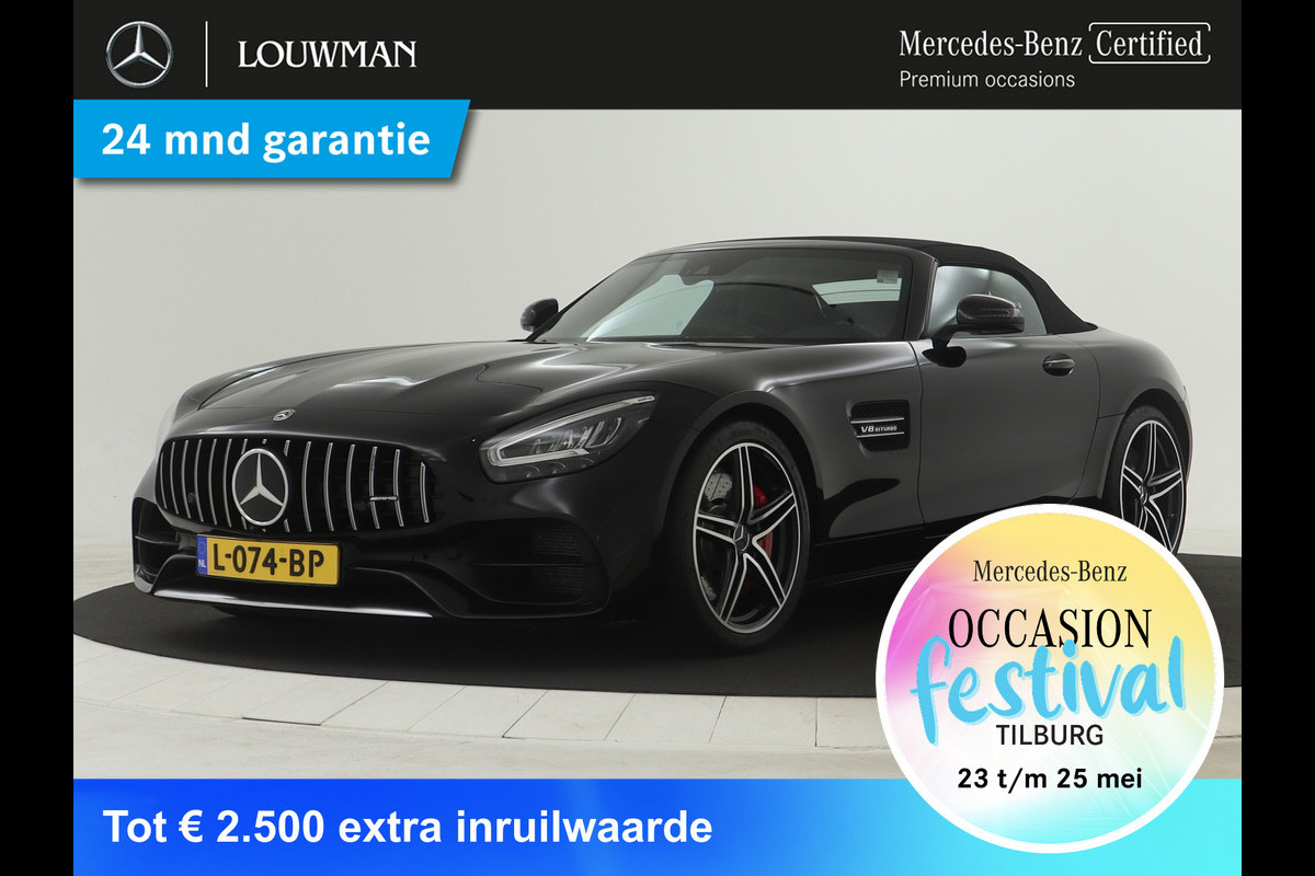 Mercedes-Benz AMG GT Roadster 4.0 Premium | V8 | 476 pk | Airscarf | Alarm | Distronic | Brandstoftank met groter volume 75 liter| Inclusief 24 maanden MB Certified garantie voor Europa. Mercedes-Benz AMG GT Roadster 4.0 Premium | V8 | 476 pk | Airscarf | Alarm | Distronic | Brandstoftank met groter volume 75 liter| Inclusief 24 maanden MB Certified garantie voor Europa.