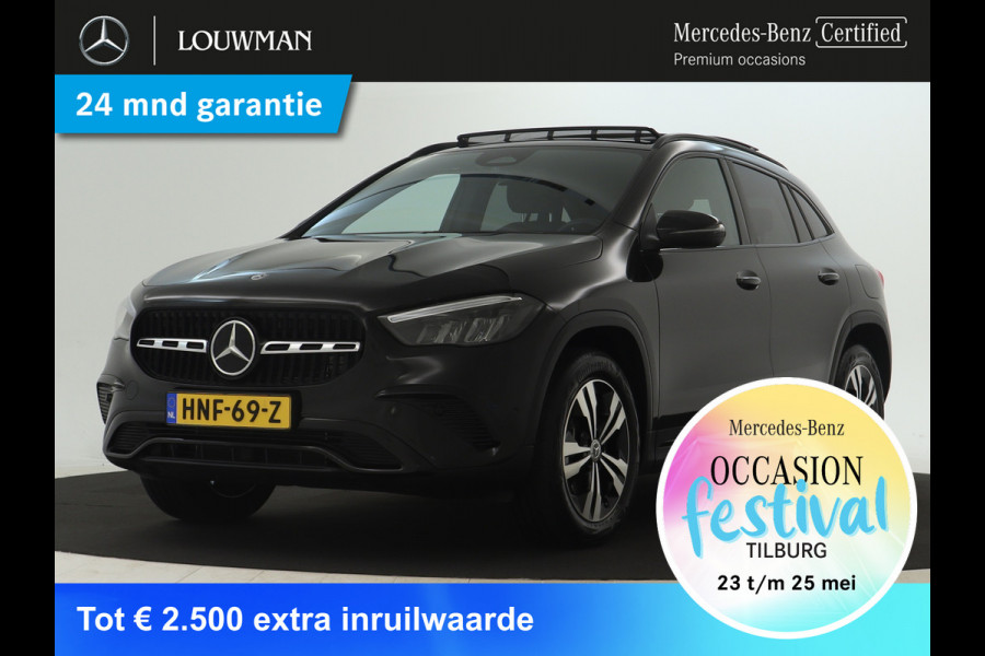Mercedes-Benz GLA 250 e Face Lift Plug-In Hybride | Trekhaak | Panorama Schuif-Kanteldak | Night Pakket | Achteruitrijcamera | Inclusief 24 maanden MB Certified garantie voor Europa.