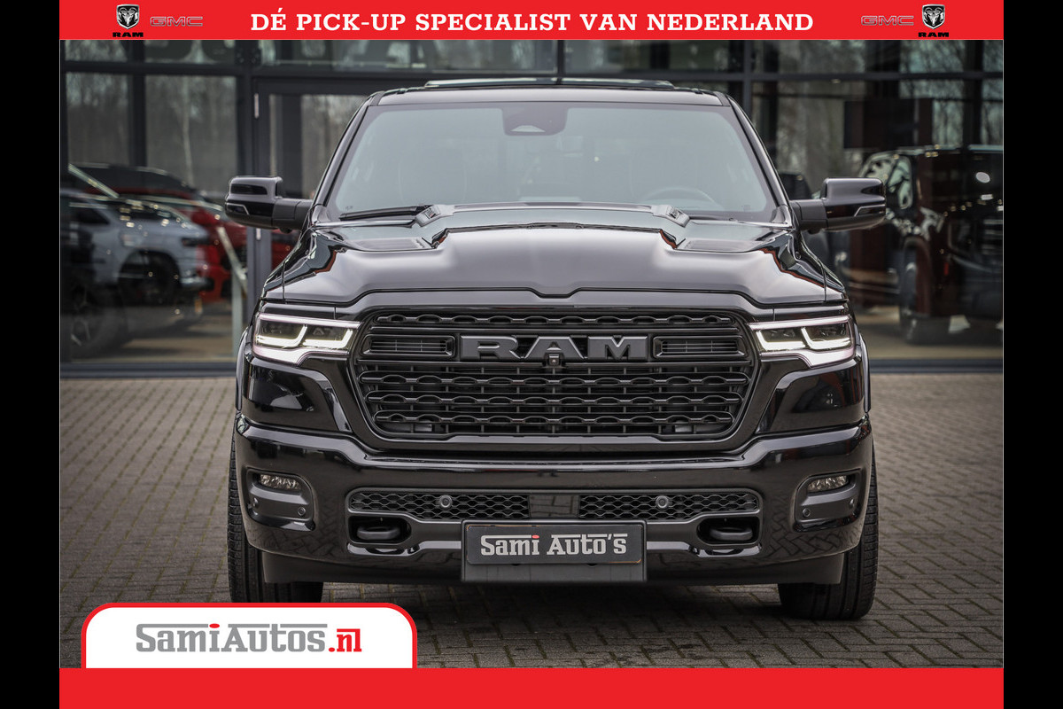 Dodge Ram 1500 LIMITED H.O | 540 PK | Z.G.A.N | DEZE RAM BESCHIKT OVER ALLE BESCHIKBARE OPTIES | Comfortabele Dubbele Cabine met Royale 5 Zitplaatsen | BPM vrij | Nu Leverbaar uit Voorraad | Voorraad Nr 2265 - V77JVF Dodge Ram 1500 LIMITED H.O | 540 PK | Z.G.A.N | DEZE RAM BESCHIKT OVER ALLE BESCHIKBARE OPTIES | Comfortabele Dubbele Cabine met Royale 5 Zitplaatsen | BPM vrij | Nu Leverbaar uit Voorraad | Voorraad Nr 2265 - V77JVF