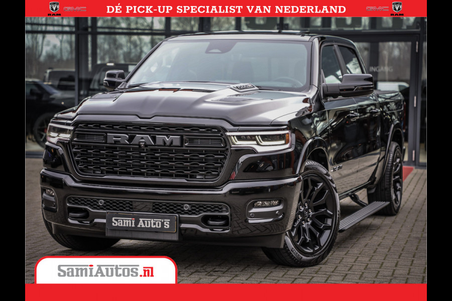 Dodge Ram 1500 LIMITED H.O | 540 PK | Z.G.A.N | DEZE RAM BESCHIKT OVER ALLE BESCHIKBARE OPTIES | Comfortabele Dubbele Cabine met Royale 5 Zitplaatsen | BPM vrij | Nu Leverbaar uit Voorraad | Voorraad Nr 2265 - V77JVF