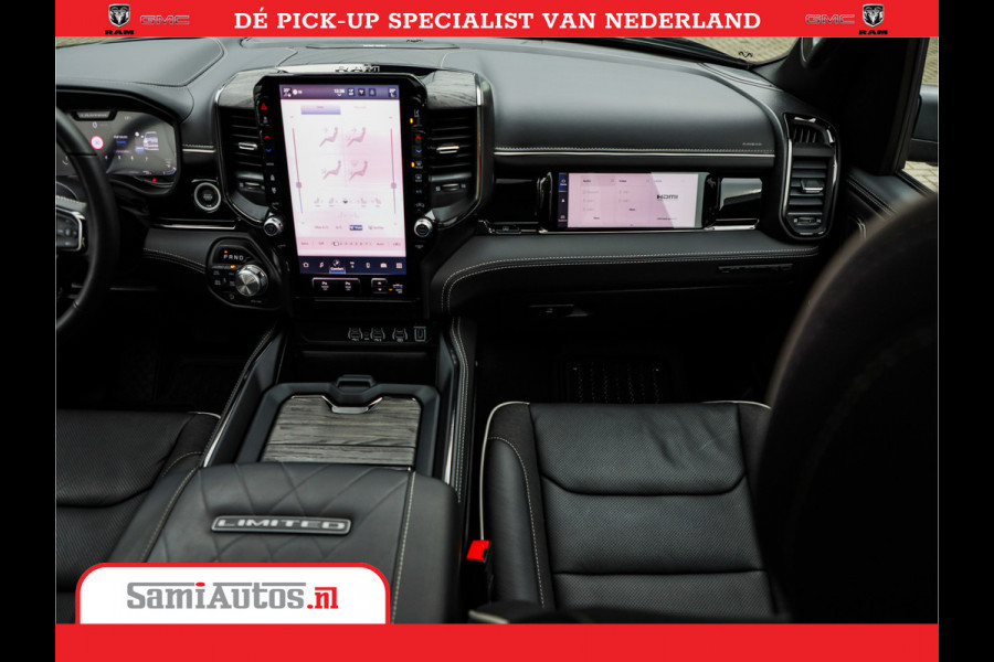 Dodge Ram 1500 LIMITED H.O | 540 PK | Z.G.A.N | DEZE RAM BESCHIKT OVER ALLE BESCHIKBARE OPTIES | Comfortabele Dubbele Cabine met Royale 5 Zitplaatsen | BPM vrij | Nu Leverbaar uit Voorraad | Voorraad Nr 2265 - V77JVF