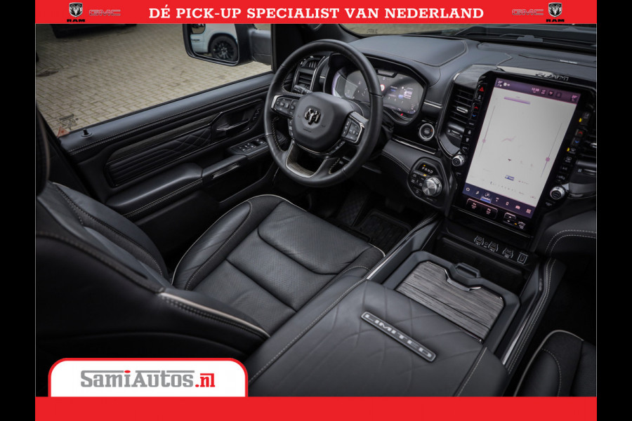 Dodge Ram 1500 Limited Demo Night High Output 540HP 706Nm | Massage + Full Option | De Meest Luxe en Volle Pick-Up in zijn Klasse | Comfortabele Dubbele Cabine met Royale 5 Zitplaatsen | BPM vrij | Nu Leverbaar uit Voorraad | Voorraad Nr 2263 - V76JVF