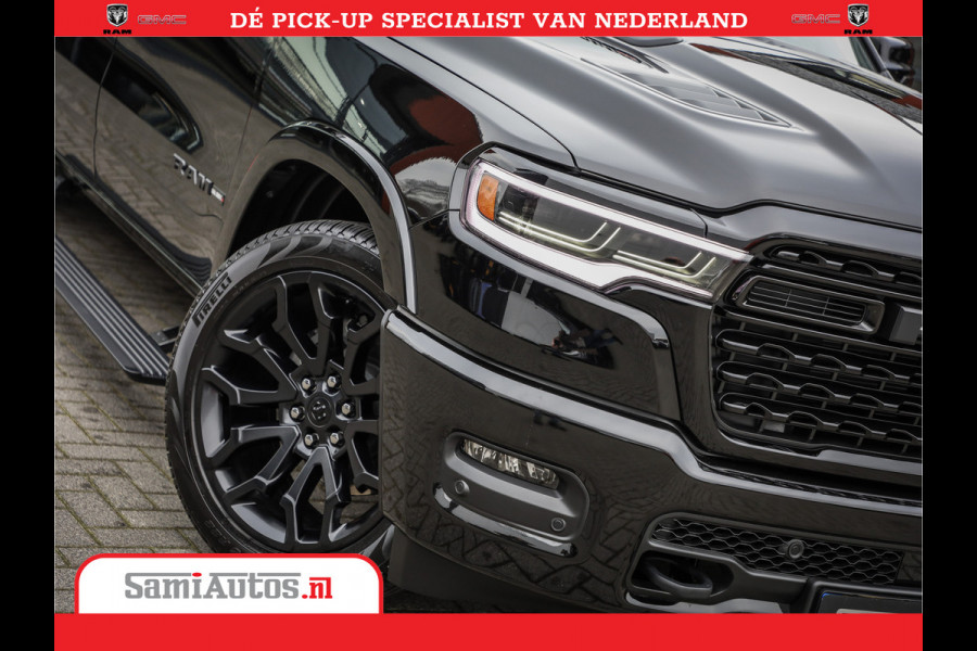 Dodge Ram 1500 Limited Demo Night High Output 540HP 706Nm | Massage + Full Option | De Meest Luxe en Volle Pick-Up in zijn Klasse | Comfortabele Dubbele Cabine met Royale 5 Zitplaatsen | BPM vrij | Nu Leverbaar uit Voorraad | Voorraad Nr 2263 - V76JVF