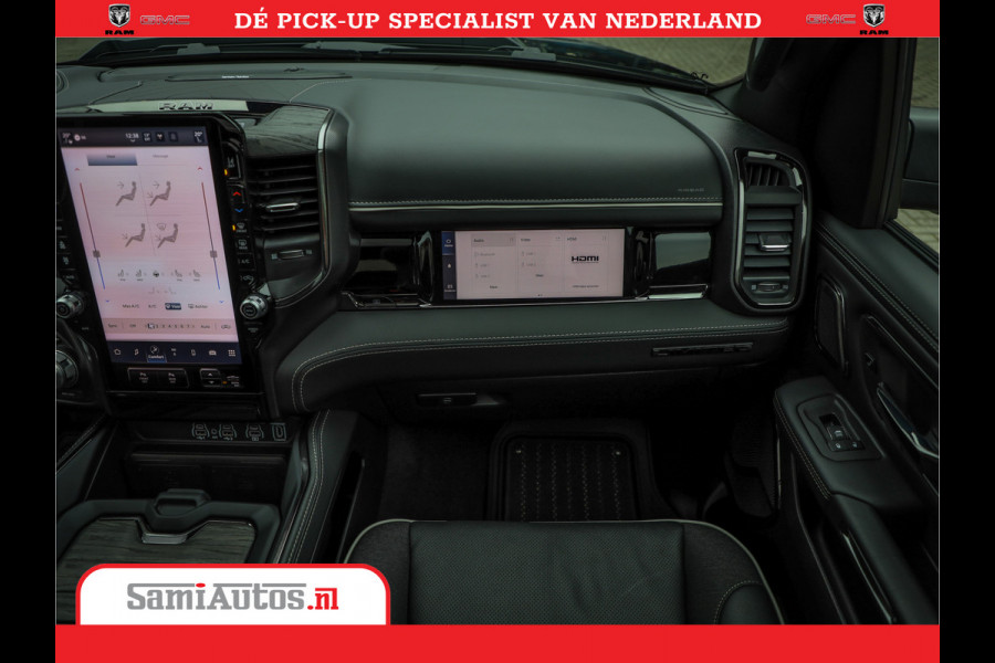 Dodge Ram 1500 Limited Demo Night High Output 540HP 706Nm | Massage + Full Option | De Meest Luxe en Volle Pick-Up in zijn Klasse | Comfortabele Dubbele Cabine met Royale 5 Zitplaatsen | BPM vrij | Nu Leverbaar uit Voorraad | Voorraad Nr 2263 - V76JVF