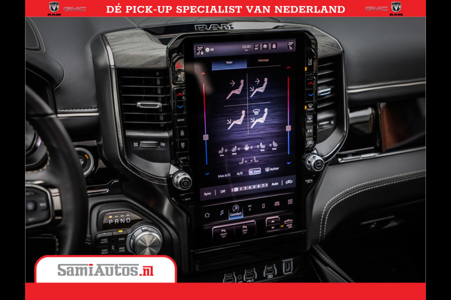 Dodge Ram 1500 Limited Demo Night High Output 540HP 706Nm | Massage + Full Option | De Meest Luxe en Volle Pick-Up in zijn Klasse | Comfortabele Dubbele Cabine met Royale 5 Zitplaatsen | BPM vrij | Nu Leverbaar uit Voorraad | Voorraad Nr 2263 - V76JVF