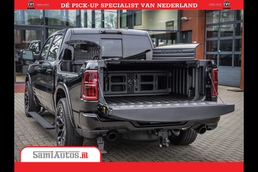Dodge Ram 1500 Limited Demo Night High Output 540HP 706Nm | Massage + Full Option | De Meest Luxe en Volle Pick-Up in zijn Klasse | Comfortabele Dubbele Cabine met Royale 5 Zitplaatsen | BPM vrij | Nu Leverbaar uit Voorraad | Voorraad Nr 2263 - V76JVF