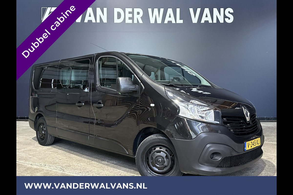 Renault Trafic 1.6 dCi L2H1 Dubbele cabine Euro6 Airco | 6-Zits | Navigatie | Cruisecontrol | Trekhaak Parkeersensoren Renault Trafic 1.6 dCi L2H1 Dubbele cabine Euro6 Airco | 6-Zits | Navigatie | Cruisecontrol | Trekhaak Parkeersensoren