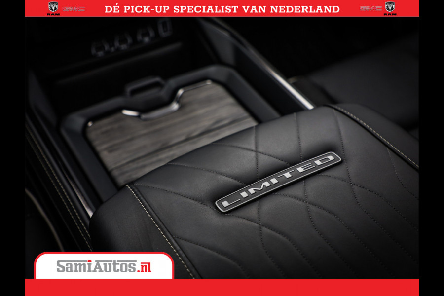 Dodge Ram 1500 LIMITED H.O | 540 PK | Z.G.A.N | DEZE RAM BESCHIKT OVER ALLE BESCHIKBARE OPTIES | Comfortabele Dubbele Cabine met Royale 5 Zitplaatsen | BPM vrij | Nu Leverbaar uit Voorraad | Voorraad Nr 2265 - V77JVF